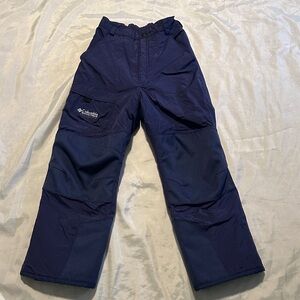 Columbia Tectonite Insulated Snow Ski Snowboard Pants Blue Youth 7/8